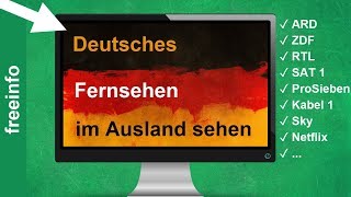 Deutsches Fernsehen weltweit im Ausland schauen So gehts [upl. by Tobin35]