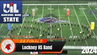 Lockney HS Band UIL 2A State Marching Contest Finals 2024 [upl. by Garber]