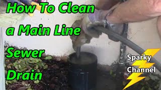 How To Clean a Main Line Drain [upl. by Melcher]