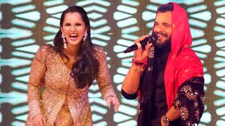 अचानक खेसारी के शो में आ गई सानिया मिर्ज़ा दोनों खूब नाचे  Khesari Lal Sania Mirza  Show [upl. by Ettenyl]