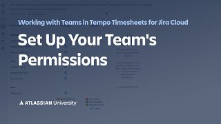 Set Up Your Tempo Teams Permissions [upl. by Aehsan]