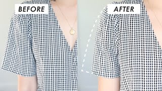 How to Fix Oversized Sleeves and Make Them More Tailored [upl. by Elinnet461]