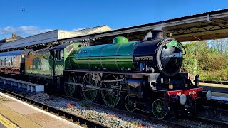 61306 Mayflower Steam Locomotive  Thompspn B1 Class  Taunton 20 April 2024 [upl. by Mur950]