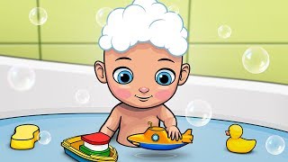 Bath Song  Splish Splash  Kidz Area Nursery Rhymes [upl. by Eiramaliehs685]