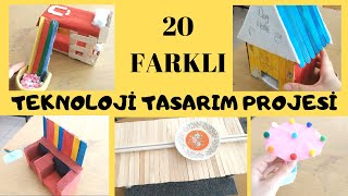 20 farklı TEKNOLOJİ TASARIM PROJESİ PROJE FİKİRLERİ teknoloji tasarım icatlar inovasyon örnekleri [upl. by Faydra]