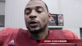 Josh Chichester postpractice interview [upl. by Yrnehnhoj]