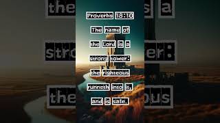 Proverbs 1810  The Power of a Gods Name [upl. by Drida]