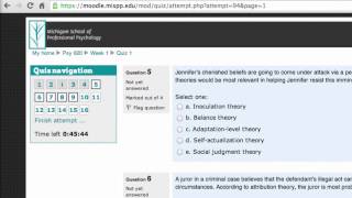 Student Moodle Tutorials Quiz Basics [upl. by Acimak]