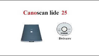 Canoscan lide 25  Driver [upl. by Drofliw]