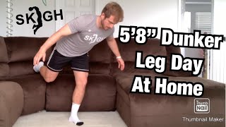 58quot Dunker Workout Jump Higher At Home NO EQUIPMENT [upl. by Hnao]