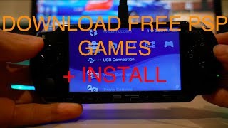 Download PSP Games FREE  install [upl. by Yellac307]