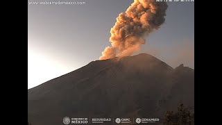 Volcán Popocatépetl EN VIVO  Vista Tlamacas Estado de México [upl. by Nazay278]