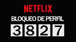 COMO PONER CONTRASEÑA PIN A TU PERFIL DE NETFLIX [upl. by Elesig]