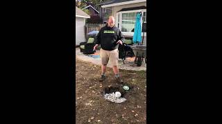 How to Terminate the end of a French Drain [upl. by Rugg919]