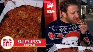 Barstool Pizza Review  Sallys Apizza New Haven CT [upl. by Oirottiv]