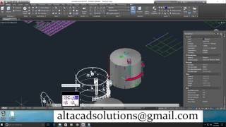 AutoCAD 3D Vertical Storage Tank Program [upl. by Critchfield]