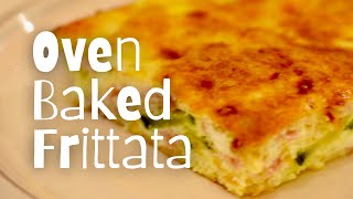 How to Make an Awesome Oven Baked Frittata  Easy Italian Recipes [upl. by Dorthea196]