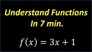 Learn Functions – Understand In 7 Minutes [upl. by Boote998]