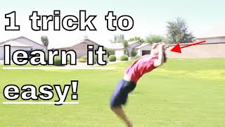 How To Do A Backflip For Kids Or Beginners [upl. by Kurr]