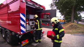 Brandweer Drenthe neemt afscheid van de brandkraan [upl. by Ahsotal]