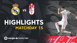 Highlights Real Madrid vs Granada CF 20 [upl. by Ecirtra792]