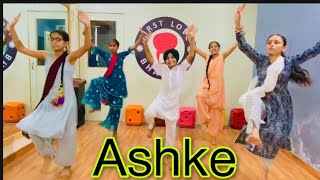 Ashke Boliyan  Gurshabad  Raj Ranjodh  Bhangra Choreography  FirstLoveBhangra 2021 [upl. by Notyrb]