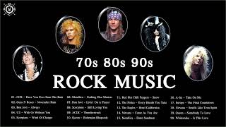 70s 80s 90s Rock Playlist  Best Rock Songs Of 70s 80s 90s [upl. by Nich775]