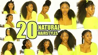 20 NATURAL HAIRSTYLES [upl. by Winfred207]