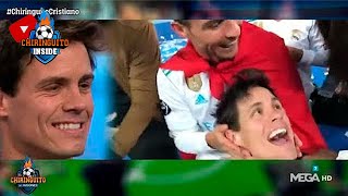 Cristiano y Edu Aguirre CANTAN JUNTOS quot¿DÓNDE ESTÁ CR7quot  Chiringuito Inside [upl. by Lela]