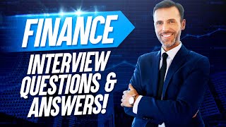 FINANCE Interview Questions amp Answers [upl. by Apilef]