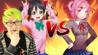 DOKI DOKI RAP BATTLE  NATSUKI VS NICO YAZAWA RAP BATTLE REACTION [upl. by Ecerehs460]