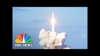 SpaceX’s Falcon Heavy Rocket Launch  NBC News [upl. by Tadio]