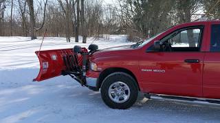 How To Plow Snow With a BOSS Straight Plow Truck START TO FINISH [upl. by Tireb472]