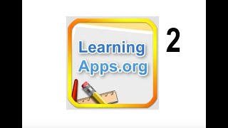 Learningapps Tutorial 2 [upl. by Ahdar]