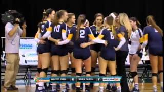 2012 FHSAA Class 8A Volleyball Championship Boca Raton vs Winter Park [upl. by Akcemat401]