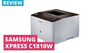 Printerland Review Samsung Xpress C1810W A4 Colour Laser Printer [upl. by Eahsan631]