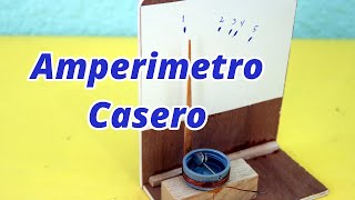 Amperimetro de Corriente Directa Casero [upl. by Ennaecarg]