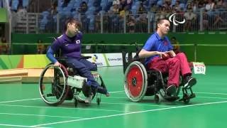 Day 9 morning  Boccia highlights  Rio 2016 Paralympic Games [upl. by Bowe]