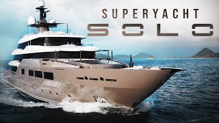 72 METER SUPERYACHT quotSOLOquot FOR SALE  WALK THROUGH VIDEO [upl. by Elrae]