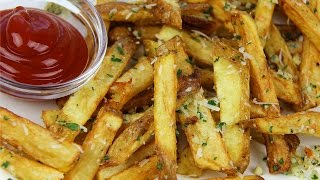 Garlic Parmesan Fries Recipe  CaribbeanPot com [upl. by Aniale]