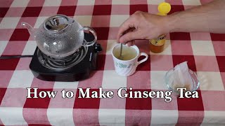 How To Make Ginseng Root Tea Using Ginseng Powder  How To Use Wisconsin Grown American Ginseng [upl. by Nerrag]