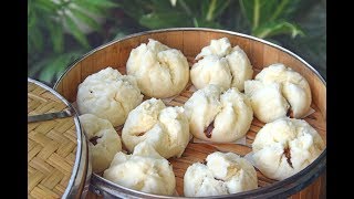 Char Siu Bao Fluffy Dim Sum Barbecue Pork Bao Recipe 叉烧包 [upl. by Ahseinod39]