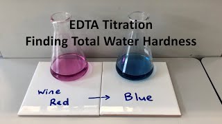 Total Water Hardness using EDTA Titration [upl. by Ilan30]