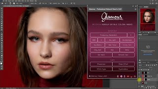 Glamour Retouch Panel  A Photoshop Extension Panel for Professionals [upl. by Itoyj]