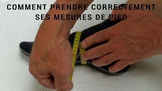 Comment prendre correctement vos mesures de pieds [upl. by Novoj]