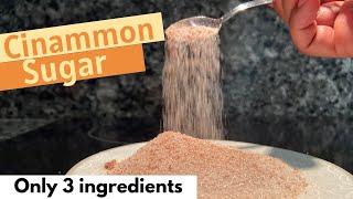 THE EASIEST Cinnamon sugar RECIPE [upl. by Stutman]