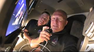 Tour from Space Inside the SpaceX Crew Dragon Spacecraft on Its Way to the Space Station [upl. by Grunberg776]