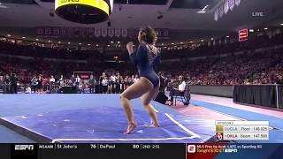 Katelyn Ohashi UCLA 2019 Floor vs Oklahoma 100 [upl. by Tri]