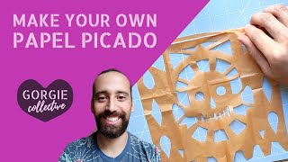 How to Make Papel Picado  Easy Craft Tutorial [upl. by Odin143]