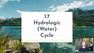 APES Notes 17  Hydrologic Water Cycle [upl. by Lytle914]